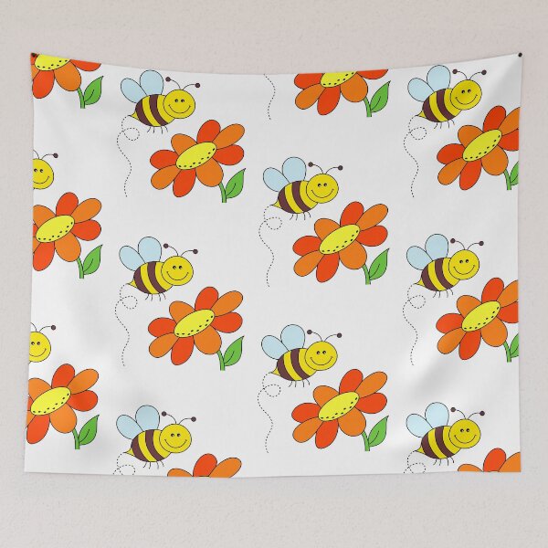 Item preview, Bee and flower designed and sold by samshirts.