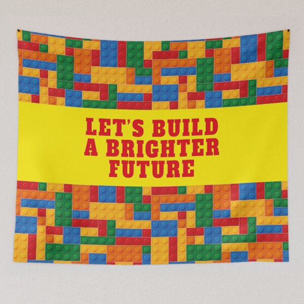 Item preview, Let's build a brighter future designed and sold by Jools-57.