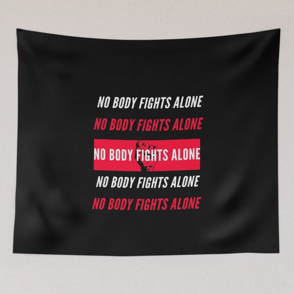 Item preview, no one fight alone, quote  designed and sold by NorthStar-Shop.