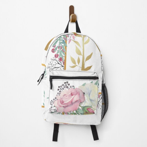 Item preview, Floral Golden Monogram M designed and sold by Renatas Traideris.