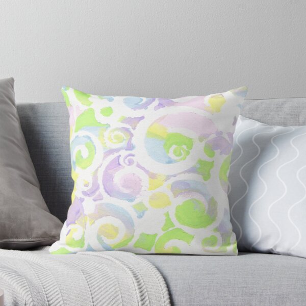 Item preview, Pastel Decorative Abstract Acrylic Painting Swirl Design designed and sold by PrettyLittlePic.