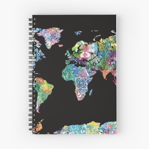 Item preview, world map mandala 7 designed and sold by BekimART.