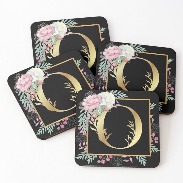 Item preview, Floral Golden Monogram O designed and sold by Renatas Traideris.