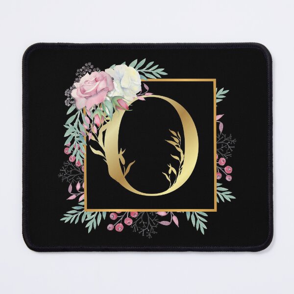 Item preview, Floral Golden Monogram O designed and sold by Renatas Traideris.
