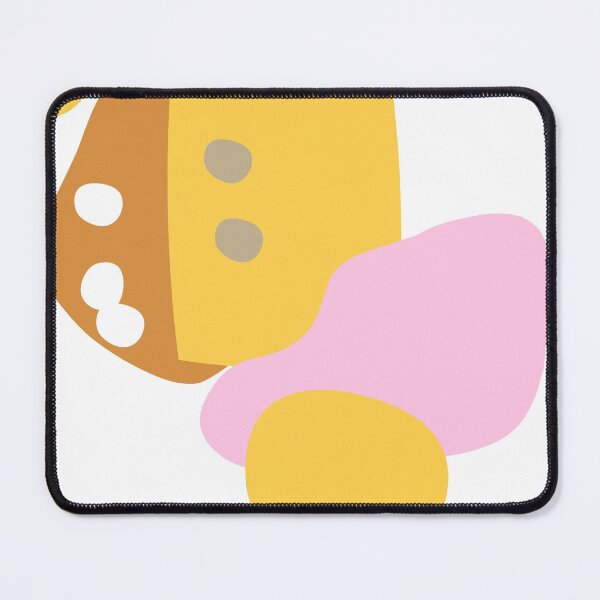 Item preview, Colorful abstract shapes, yellow, pink, green designed and sold by Nadezda Kravcenko.