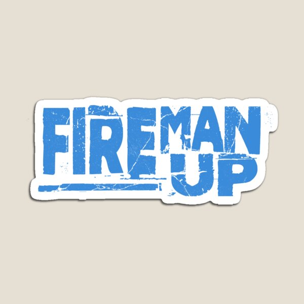 Fireman Up Stack Logo Magnet