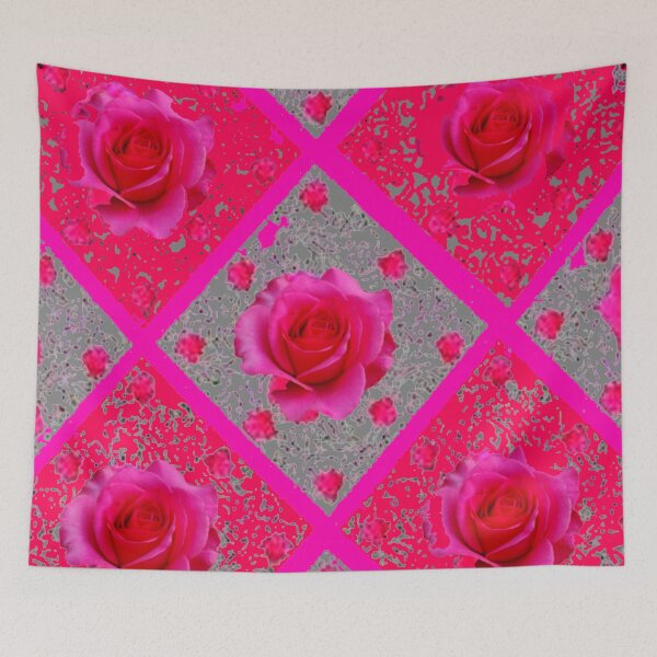 Item preview, ROSE GARDEN ABSTRACT PATTERNS GREY ART designed and sold by sharlesart.