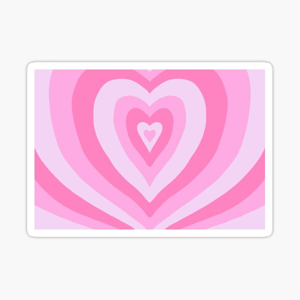 pink chrome heart sticker pack Sticker for Sale by Creative Brat Design  Studio