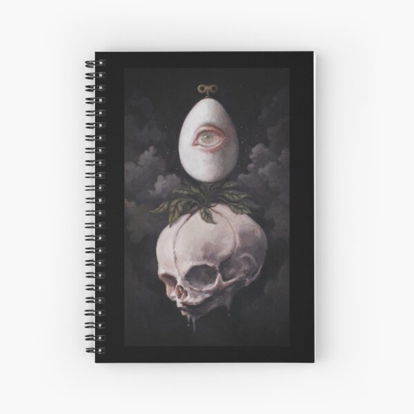 Sprout dark surreal painting Spiral Notebook