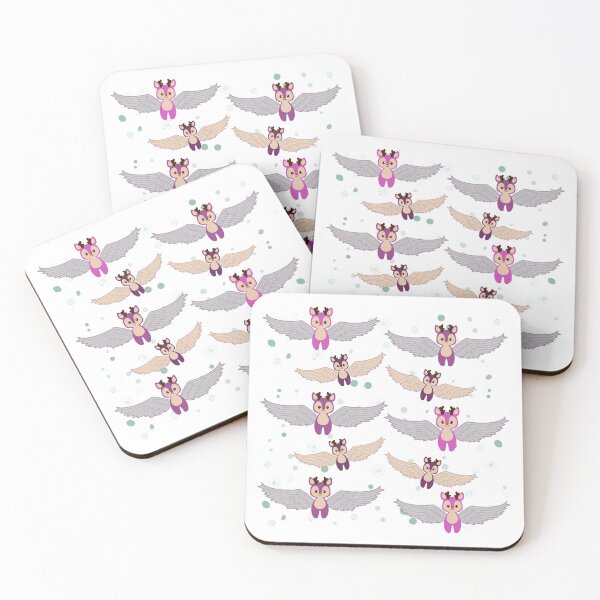 Item preview, Little winged Christmas deer designed and sold by Topmel.