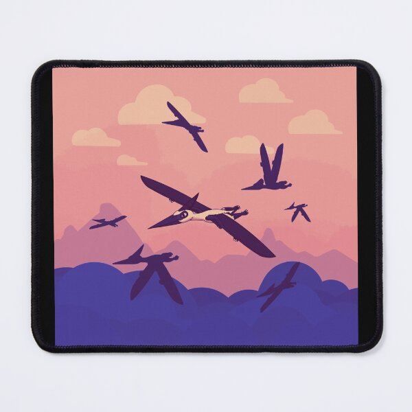 Item preview, Pteranodon Jungle, Variant 2 designed and sold by GoldfinchDraws.