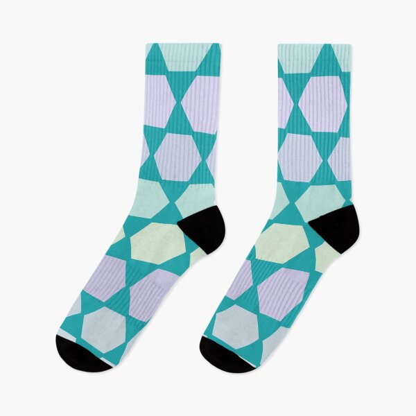 Item preview, Pastel Octagon Pattern on Teal Background designed and sold by Teallady.