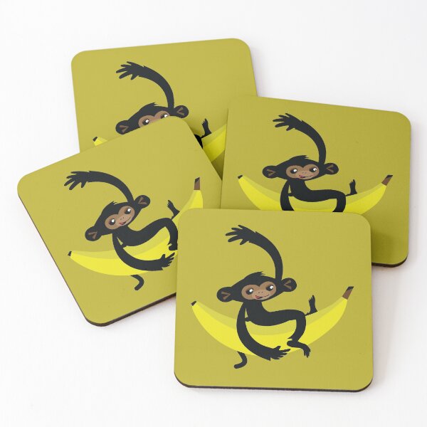 Item preview, Monkey with a banana designed and sold by molodec.