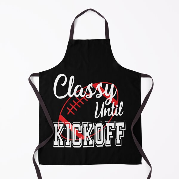 Item preview, Classy Until Kickoff American Football Lover Fan Red designed and sold by ZiesMerch.