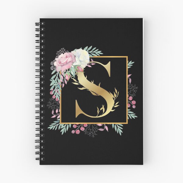 Item preview, Floral Golden Monogram S designed and sold by Renatas Traideris.