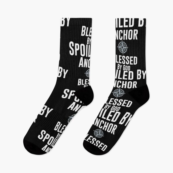 Item preview, Blessed By God Spoiled By Anchor - Sailing Sailor Sarcastic Funny Hilarious Present For Mom, Dad , Girlfriend Or Boyfriend designed and sold by Aymanclothings.
