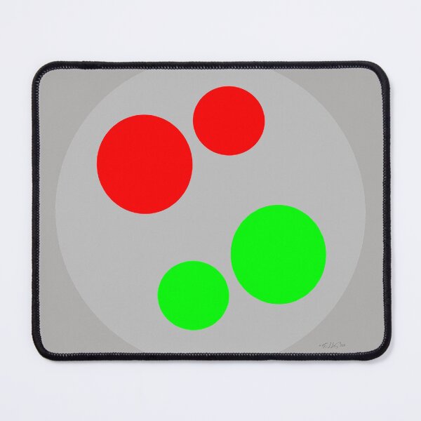 Item preview, Red dots green in a circle designed and sold by dELLaS-Ghoust.