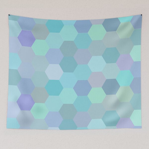 Item preview, Octagon Light Blue Pattern designed and sold by Teallady.