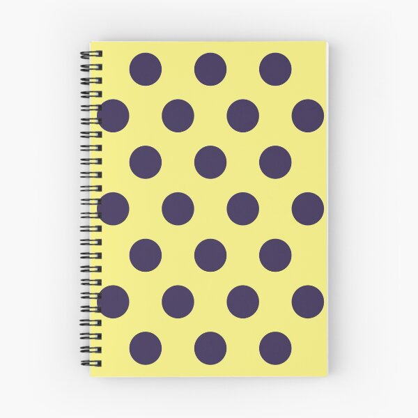 Item preview, Large NAVY BLUE and YELLOW POLKA DOTS designed and sold by RachelMacht.