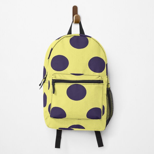 Item preview, Large NAVY BLUE and YELLOW POLKA DOTS designed and sold by RachelMacht.