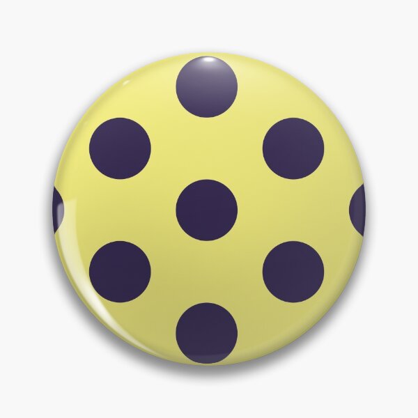 Item preview, Large NAVY BLUE and YELLOW POLKA DOTS designed and sold by RachelMacht.