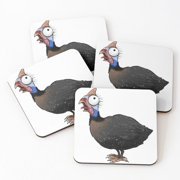 Item preview, Screaming Guineafowl designed and sold by Nicole Milkintas.