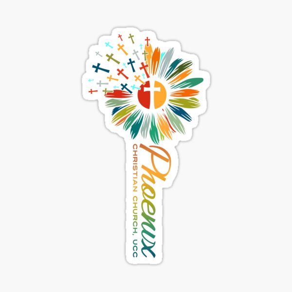 Christian Sunflower - PCC Sticker