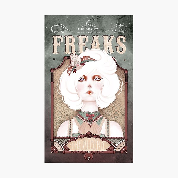 The Beauty Freaks - The Albino Photographic Print