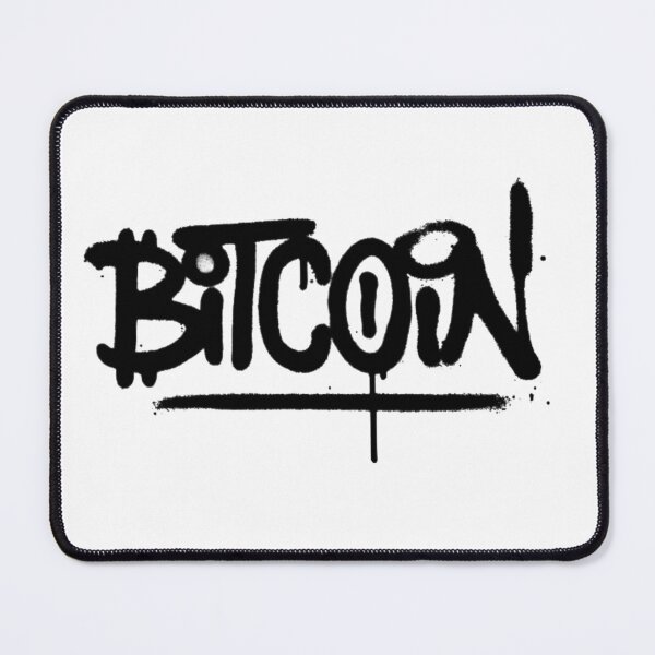 Item preview, Bitcoin Graffiti Crypto Design designed and sold by Funny-Tees4U.