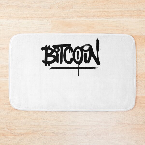 Item preview, Bitcoin Graffiti Crypto Design designed and sold by Funny-Tees4U.