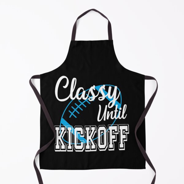 Item preview, Classy Until Kickoff American Football Lover Fan Blue designed and sold by ZiesMerch.