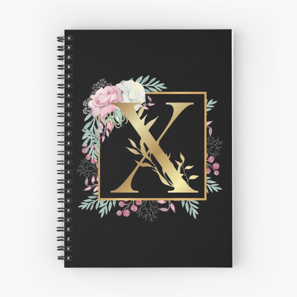 Item preview, Floral Golden Monogram X designed and sold by Renatas Traideris.