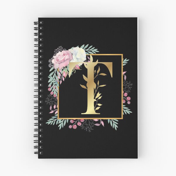 Item preview, Floral Golden Monogram T designed and sold by Renatas Traideris.