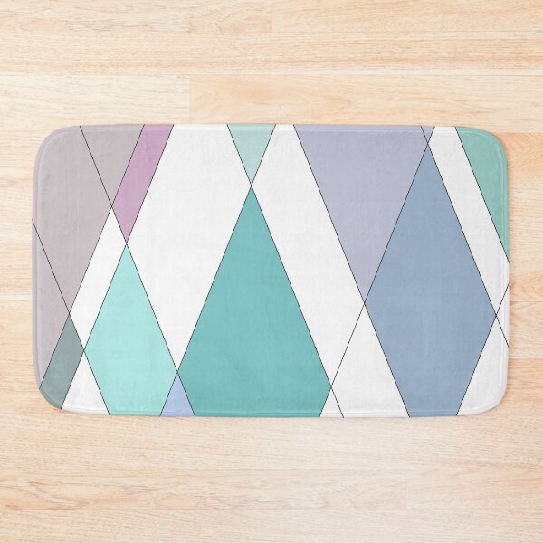 Item preview, Pastel Diamond Color Blocking designed and sold by Teallady.