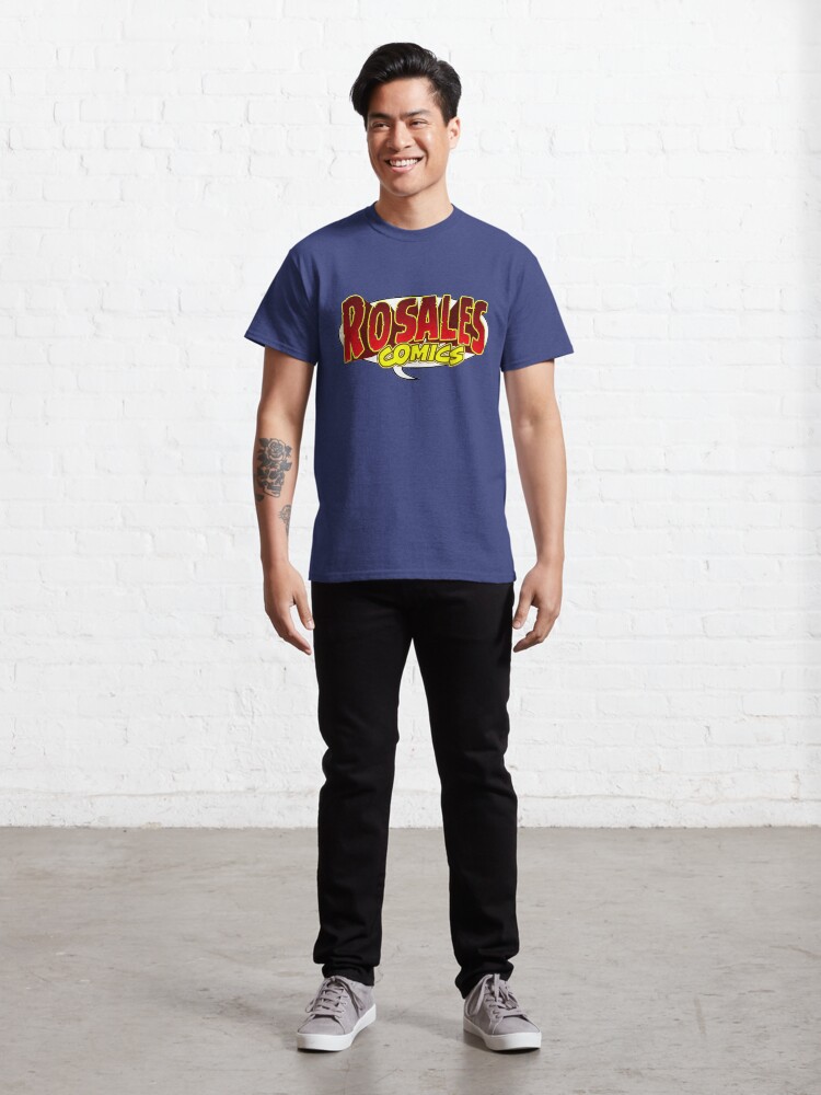 Alternate view of Rosales Comics logo Classic T-Shirt