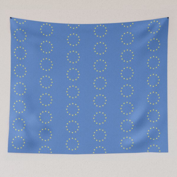 Item preview, Distressed Whirl Style EU Flag European Union Art designed and sold by Worldesigns by Artsiren.