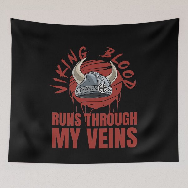 Item preview, Viking Blood Vikings Nordic designed and sold by MooonTees.