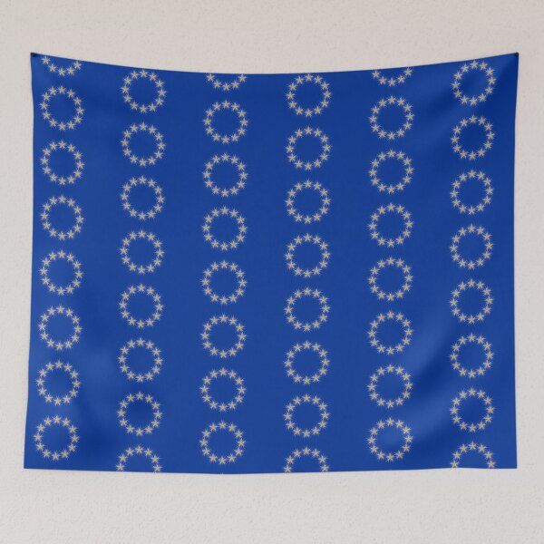Item preview, Bright Glowing Stars Style EU Flag European Union Art designed and sold by Worldesigns by Artsiren.
