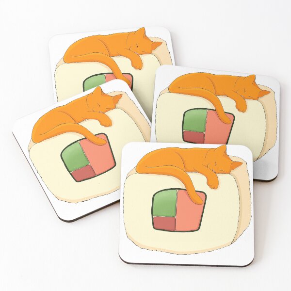 Item preview, A sleeping Uramaki Cat designed and sold by Eile-e.