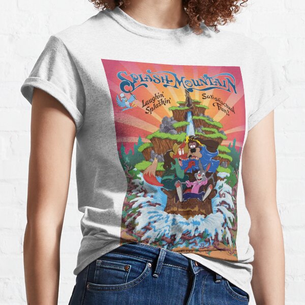 Vintage Pirates Of The Caribbean Disney Splash mountain Unisex T-shirt  S-5XL