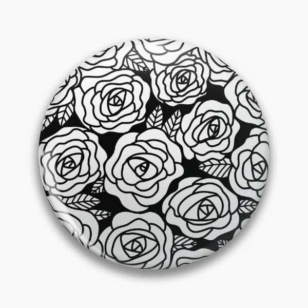 Item preview, Black and White Zentangle Roses designed and sold by CarolFreire.