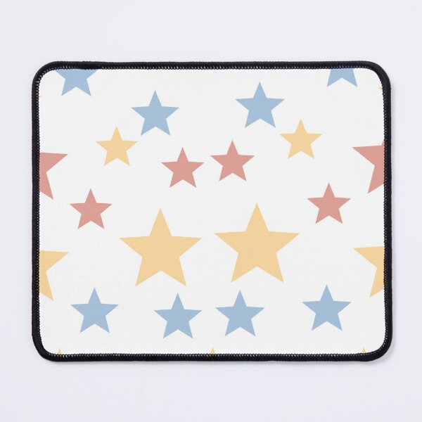 Item preview, Red, yellow, blue pastel stars designed and sold by mydesigntoyou.