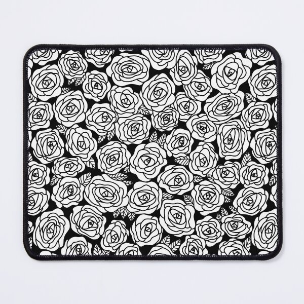 Item preview, Black and White Zentangle Roses designed and sold by CarolFreire.