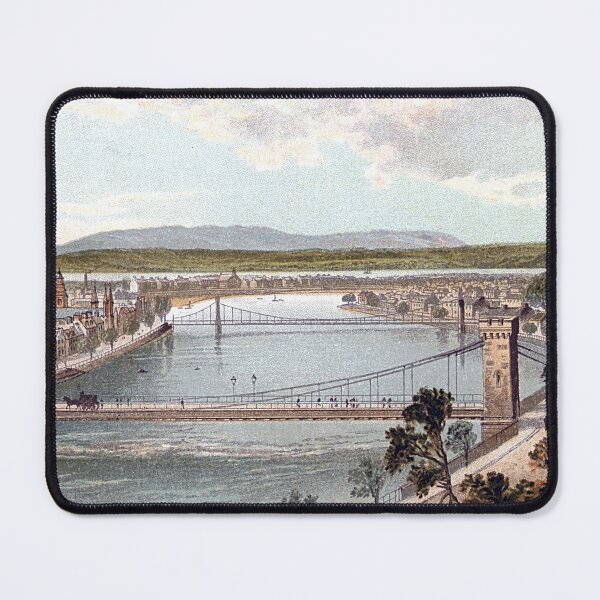 Item preview, Vintage Illustration of Inverness from the Castle designed and sold by yourscotland.