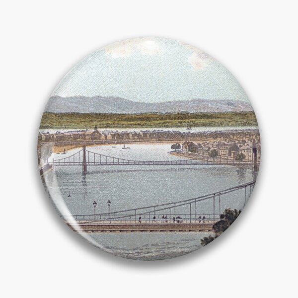 Item preview, Vintage Illustration of Inverness from the Castle designed and sold by yourscotland.