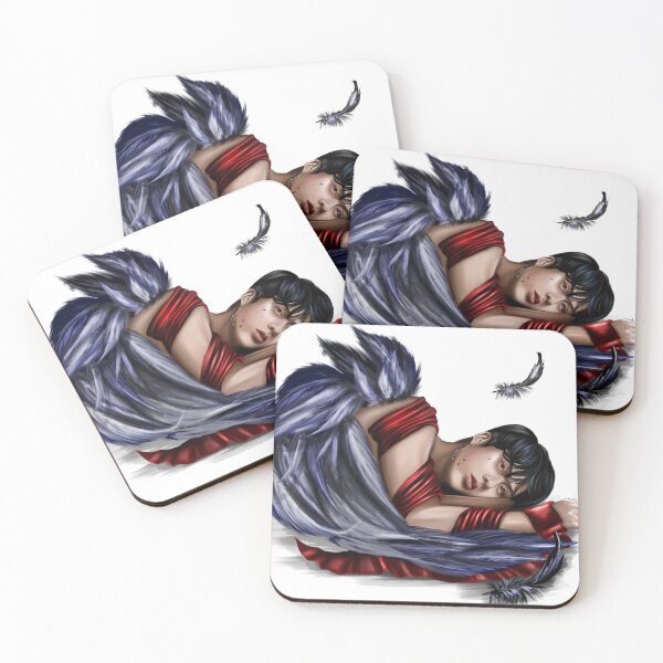Item preview, Digital painting of Seokjin_ Black Swan designed and sold by MarmarArts.