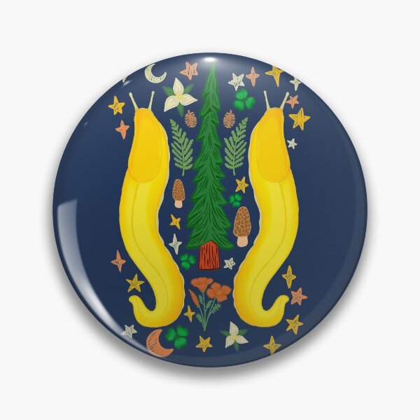 BANANA SLUG FOLK ART Pin