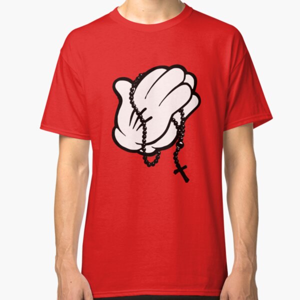 praying hands t shirt