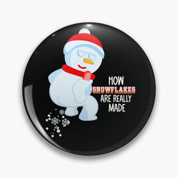 Item preview, FUNNY snowman How snowflakes are really made - FUNNY Christmas snowman  designed and sold by Designs Of all kinds.
