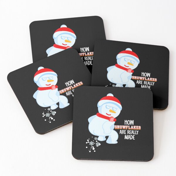 Item preview, FUNNY snowman How snowflakes are really made - FUNNY Christmas snowman  designed and sold by Designs Of all kinds.
